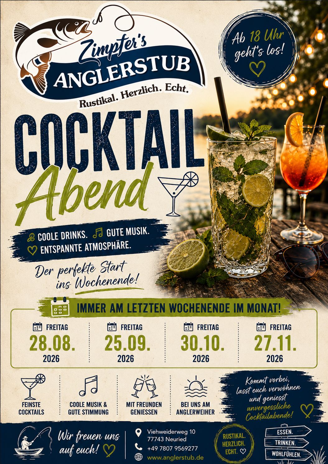 Cocktail Abend – Zimpfer's Anglerstub