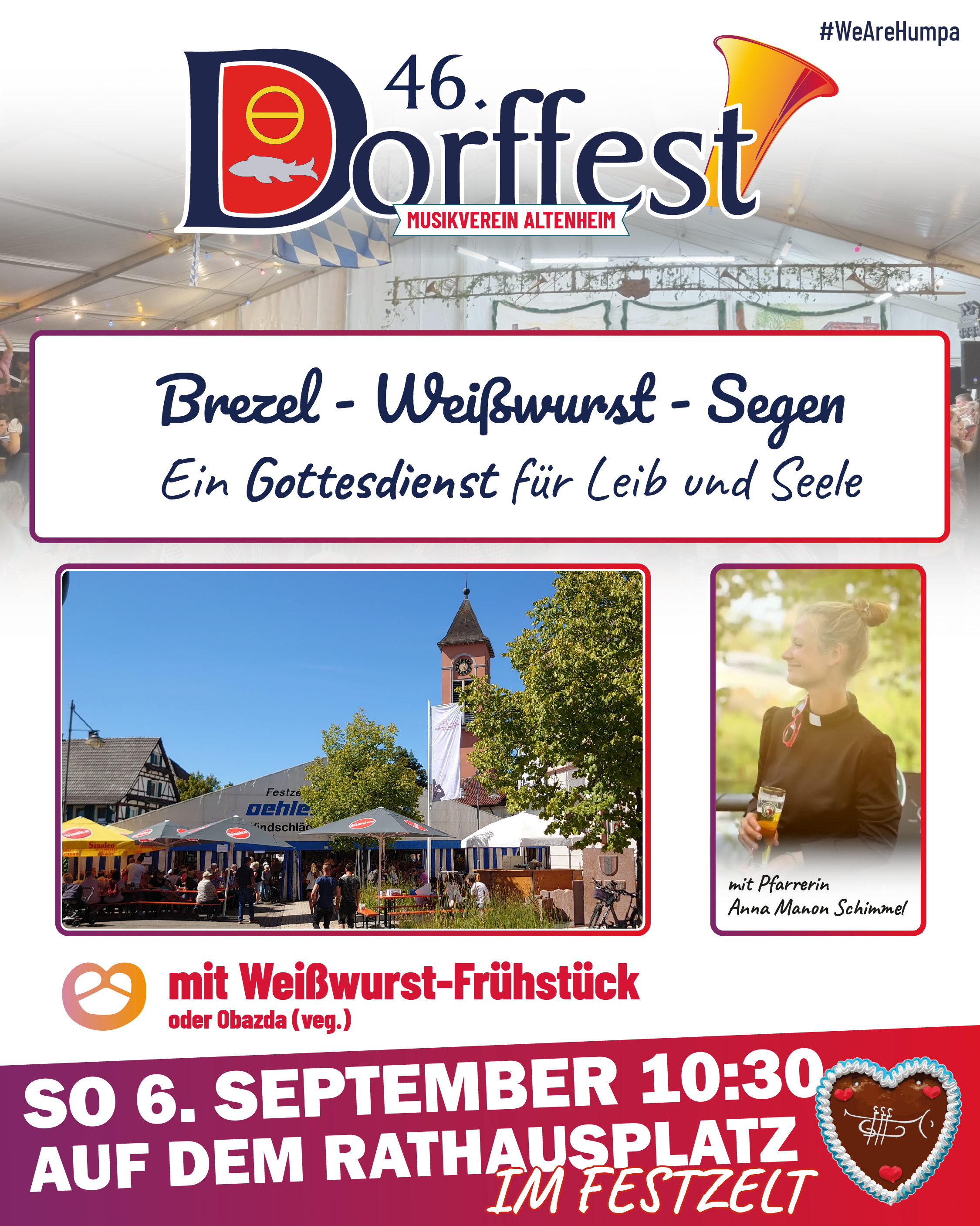 Brezel-Weißwurst-Segen – Dorffest Altenheim 2026